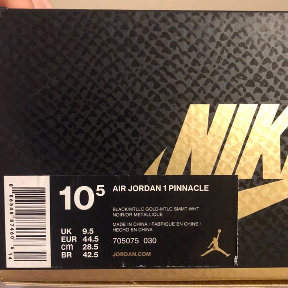 10.5 Air Jordan 1 Pinnacle - Picture 5 of 5